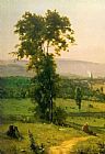 Valley Canvas Paintings - The Lackawanna Valley
